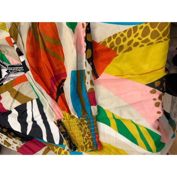 Fate Curve Boutique Peasant Boho Colorful Tunic Top Size 2X - Picture 11 of 11